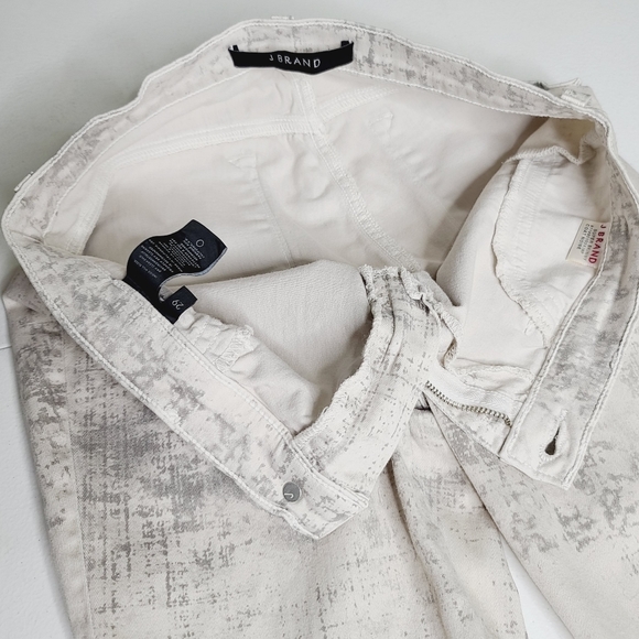 J Brand Super Skinny Abstract Print Jeans Size 29 - Picture 14 of 15